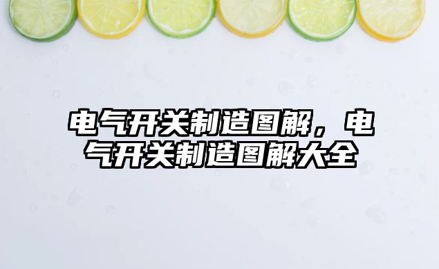 電氣開關制造圖解，電氣開關制造圖解大全
